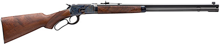[048702019753] Winchester Repeating Arms 534283140 Model 1892 Deluxe Takedown Full Size 44-40 Win 11+1 24" Polished Blued Octagon Barrel, Color Case Hardened Steel Receiver, Grade V/VI Walnut Fixed Stock