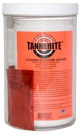[736211089168] Tannerite 2ET 2 Pound Target  Impact Enhancement Explosion White Vapor Rifle Firearm 2 lbs 6 Per Case