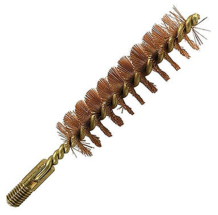 [043125114634] CVA AC1463 Cleaning Brush 45 Cal For Muzzleloaders 10-32 Thread, Brass Bronze Bristles