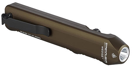 [080926888111] Streamlight 88811 Wedge Slim Coyote Tan Aluminum, White Light LED 300/1,000 Lumens, 110 Meters Beam Distance