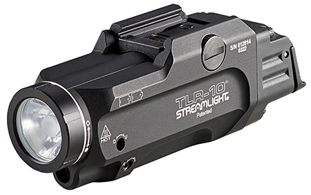 [080926694705] Streamlight 69470 TLR-10 Gun Light with Red Laser  Black Anodized 1,000 Lumens White LED