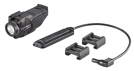 [080926694453] Streamlight 69445 TLR-1 RM w/Laser Black Anodized Aluminum, 500 Lumens White LED Bulb/Red Laser, 210 Meters Beam, Picatinny Rail Mount