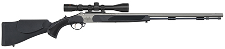 [040589028231] Traditions R556110460 Vortek StrikerFire  50 Cal 209 Primer 28" Stainless Cerakote Black Synthetic Stock 3-9x40 Scope