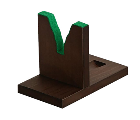 [040589130804] Traditions A1308  Display/Loading Stand Brown Black Powder Wood Multi Caliber