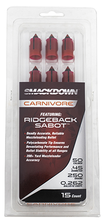 [040589025001] Traditions A2007 Smackdown Carnivore 50Cal 250gr 15/Box