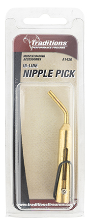 [040589142005] Traditions A1420 Nipple Pick Retractable In-Line Rifle Brass 1