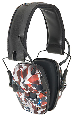 [033552025306] Howard Leight R02530 Impact Sport Electronic Muff 22 dB Over the Head Classic One Nation Adult 1 Pair