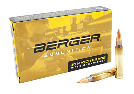 [679459230209] Berger Bullets 23020 Target Rifle 223Rem 73gr Boat Tail 20 Per Box/10 Case