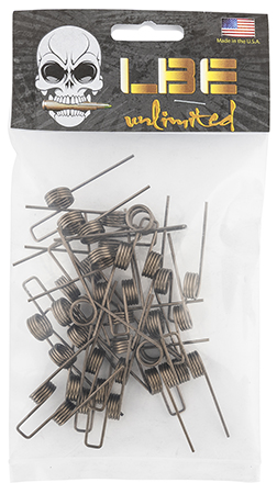 [706612407465] LBE Unlimited ARHS20PK AR Parts Hammer Spring 20 Pack AR-15 Silver Stainless Steel