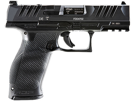 [723364218262] Walther Arms 2851237 PDP Optic Ready 9mm Luger 4" Barrel 18+1, Polymer Frame With Picatinny Acc. Rail, Optic Cut Super Terrain Serrated Steel Slide, Performance Duty Trigger, Manual Safety