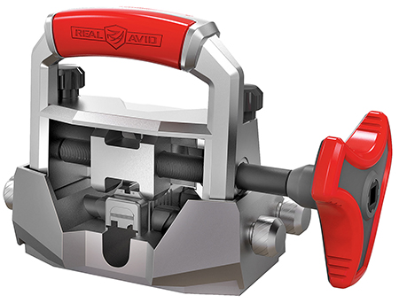 [813119013096] Real Avid AVMSP Master Sight Pusher Gray/Red Handgun Ergonomic Red Handle