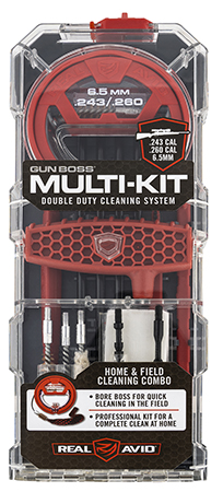 [813119013133] Real Avid AVGBMK243 Gun Boss Multi-Kit 6.5 Cal 243 Cal 260 Cal Rifle