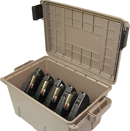 [026057360218] MTM Case-Gard TMCAK Tactical Mag Can  Dark Earth Plastic, 30rd Capacity, 7.62x39mm
