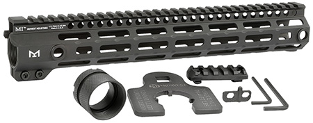 [812102032991] Midwest Industries MIG4M12625 Tactical G4M Handguard AR-15 Black Hardcoat Anodized Black 12.6" 6061-T6 Aluminum M-LOK