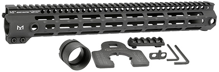 [812102033028] Midwest Industries MIG4M15 Tactical G4M Handguard AR-15 Black Hardcoat Anodized Black 15' 6061-T6 Aluminum M-LOK