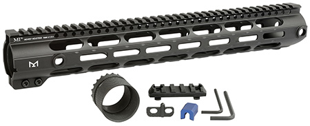 [812102033196] Midwest Industries MICR30815  Combat Handguard AR-308/LR-308 Black Hardcoat Anodized 15" 6061-T6 Aluminum