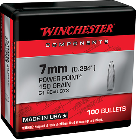 [020892634169] Winchester Ammo WB7PP150X Centerfire Rifle  7mm 150gr Power Point 100 Per Box/10 Case