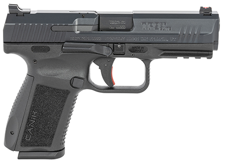 [787450524873] Canik HG4870N TP9SF Elite 9mm Luger 10+1 4.19" Black Nitride Match Grade Barrel, Serrated Steel Slide  &  Polymer Frame w/Picatinny Rail, Black Interchangeable Backstrap Grip