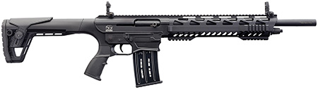 [8053800940979] Charles Daly 930192 AR 12A Full Size Frame 12 Gauge Semi-Auto 3" 5+1 18.50" Black Steel Barrel, Black Aluminum Receiver, Black  Synthetic Stock w/Adj Comb, Black Polymer Grip