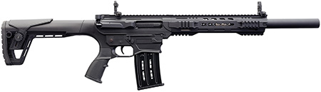 [8053800940962] Charles Daly 930191 AR 12T Full Size Frame 12 Gauge Semi-Auto 3" 5+1 18.50" Black Steel Barrel, Black Aluminum Receiver, Black  Synthetic Stock w/Adj Comb, Black Polymer Grip
