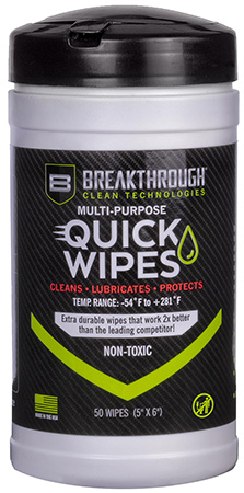 [854325008971] Breakthrough Clean BTCLPQW50 Quick Wipes  5" x 6"  50 Count
