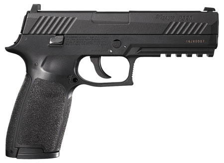 [798681557875] Sig Sauer Airguns AIRP320 P320 Air Pistol CO2 177 Pellet 30+1 8" Black Polymer Grips