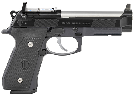 [810059260351] Langdon Tactical Tech LTT92ERDOTJ 92 Elite LTT  9mm Luger 4.70" 17+1 Black Cerakote Black Steel with Red Dot Optic Cut Slide Black Polymer Grip Trigger Job