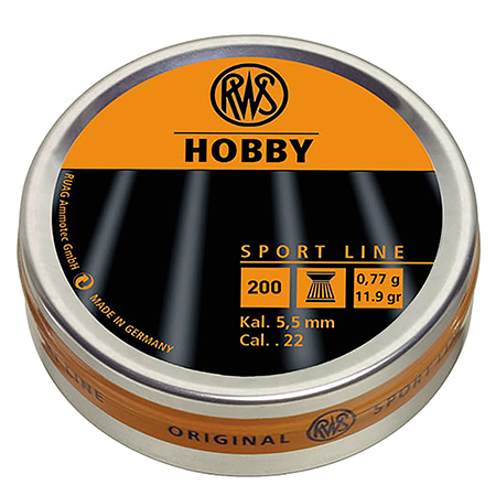 [723364174018] RWS/Umarex 2317401 Hobby Sport Line 22 Lead 200 Per Tin