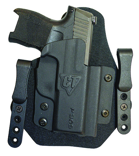 [739189143580] Comp-Tac C916GL297RBSN Sport-TAC  IWB Black Kydex/Nylon Belt Clip Fits Glock 26 Gen5 Right Hand