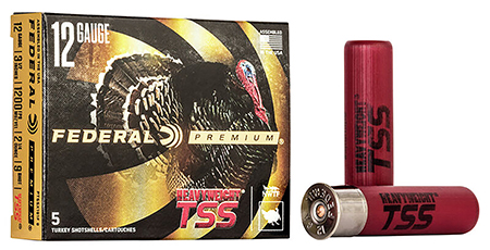 [604544637977] Federal PTSSX191F9 Premium Turkey Heavyweight TSS 12Gauge 3.50" 2 1/4oz 9Shot 5 Per Box/50 Case