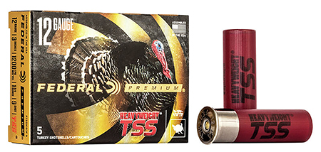 [604544637991] Federal PTSSX193F9 Premium Turkey Heavyweight TSS 12Gauge 3" 1 3/4oz 9Shot 5 Per Box/50 Case