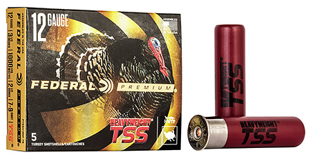 [604544647440] Federal PTSSX195F79 Premium Turkey Heavyweight TSS 12Gauge 3.50" 2 1/2oz 7/9Shot 5 Per Box/50 Case