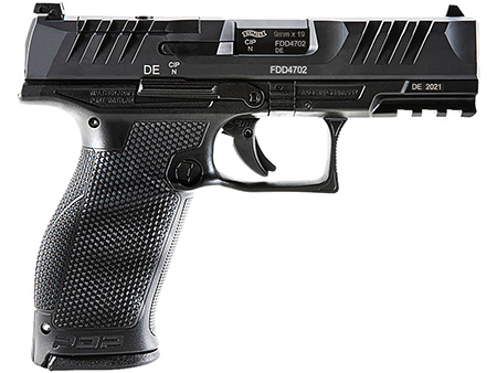 [723364218675] Walther Arms 2854694 PDP Optic Ready 9mm Luger 4" Barrel 10+1, Polymer Frame With Picatinny Acc. Rail, Optic Cut Super Terrain Serrated Steel Slide, Performance Duty Trigger, Manual Safety