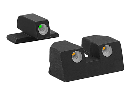 [840103135083] Meprolight USA 101103301 Tru-Dot  Green Tritium White Outline Front Sight-Orange Tritium White Outline Rear Sight Sig Sauer P-Series P226/P320