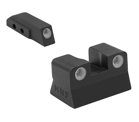 [840103135601] Meprolight USA 106623101 Tru-Dot  Green Tritium White Outline Front Sight-Green Tritium White Outline Rear Sight Beretta M9/M92