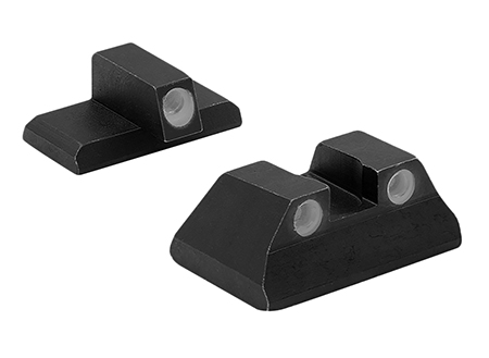[840103136462] Meprolight USA 115193101 Tru-Dot  Green Tritium White Outline Front Sight-Green Tritium White Outline Rear Sight H & K P2000/P2000 SK