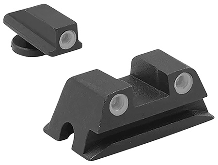 [840103137100] Meprolight USA 188023101 Tru-Dot  Green Tritium White Outline Front Sight-Green Tritium White Outline Rear Sight Walther Arms PPS/PPX/Creed