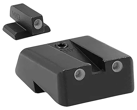 [840103146126] Meprolight USA 198103101 Tru-Dot  Green Tritium White Outline Front Sight-Green Tritium White Outline Rear Sight Armscor/Rock Island Tac 1911