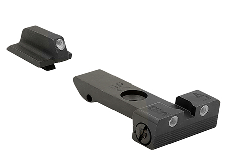[840103135984] Meprolight USA 209963101 Tru-Dot Sight Set Green/Tritium Fits Ruger GP100, Post Mount