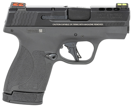 [022188886535] Smith  &  Wesson 13255 Performance Center M & P Shield Plus EDC 9mm Luger 3.10" Ported 10+1,13+1 Black Matte Black Armornite Stainless Steel Ported Slide Black Polymer Grip (Manual) FO Sights