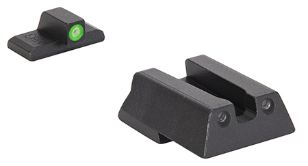 [810013521412] Meprolight USA 415453111 Hyper-Bright  Green Tritium Green Outline Front Sight-Green Tritium Black Outline Rear Sight HK VP9/HK45/HK45C