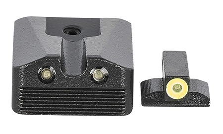 [810013522334] Meprolight USA 412213121 Hyper-Bright  Green Tritium Yellow Outline/  Black frame Sight Kimber 1911 WEDGE