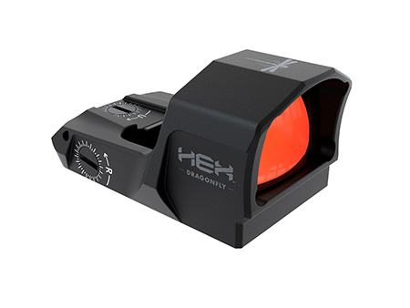 [706397943882] HEX Optics GE5077STNDRET HEX Dragonfly  Black Anodized 3.5 MOA Red Dot