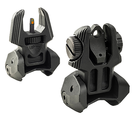 [810013522631] Meprolight USA 403220 FRBS Sight Set Black AR-15 Flip Up Orange Tritium Front/Green Tritium Rear