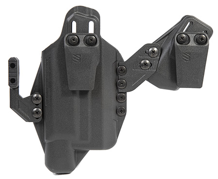 [604544673814] Blackhawk 416702BK Stache  IWB Size 02 Black Polymer Belt Clip Compatible w/Glock 19/23/32/45 Belt 1.50" Wide Ambidextrous