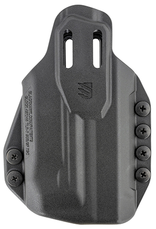 [604544673623] Blackhawk 416476BK Stache  IWB Size 76 Black Polymer Belt Clip Compatible w/Glock 43X/48 w/SureFire XSC Ambidextrous