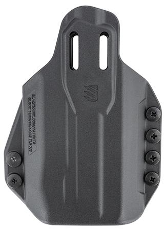 [604544673616] Blackhawk 416302BK Stache  IWB Size 02 Black Polymer Belt Clip Compatible w/Glock 19/23/32/45  Belt 1.50" Wide Ambidextrous