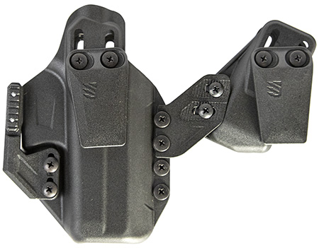 [604544673715] Blackhawk 416168BK Stache  IWB Size 68 Black Polymer Belt Clip Compatible w/Glock 43/ 43x/Springfield Hellcat Ambidextrous