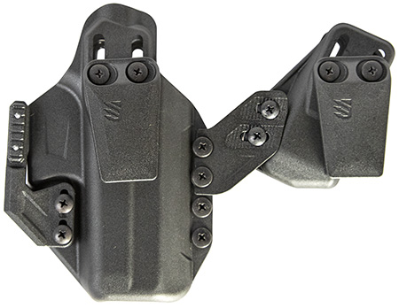 [604544673753] Blackhawk 416125BK Stache Premium Kit IWB Size 25 Black Polymer Belt Clip Fits S&W M & P 9/40 Ambidextrous