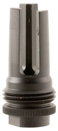 [816413020340] SilencerCo AC1570 ASR Flash Hider Black Steel with 1/2"-28 tpi Threads for 9mm